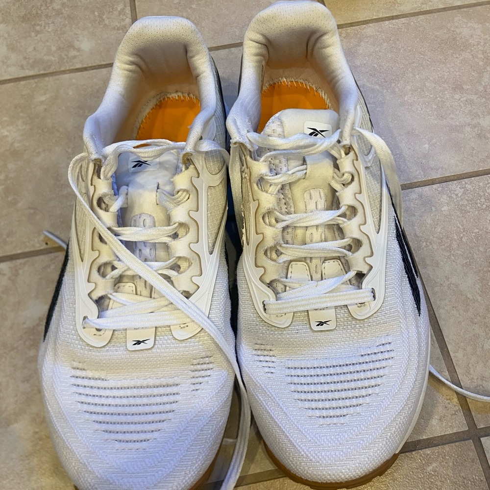 Reebok Men's White Athletic Shoes